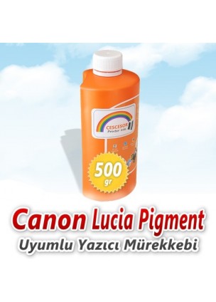 Canon Lucia Pigment Uyumlu Plotter Mürekkebi - 500gr