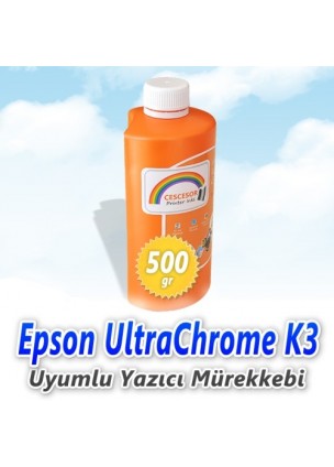 Epson UltraChrome K3 Uyumlu Plotter Mürekkebi - 500cc