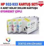 HP 932-933 Uyumlu  Kartuş - 4 Renk XL