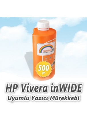 HP Vivera inWIDE Uyumlu Plotter Mürekkebi - 500gr yellow